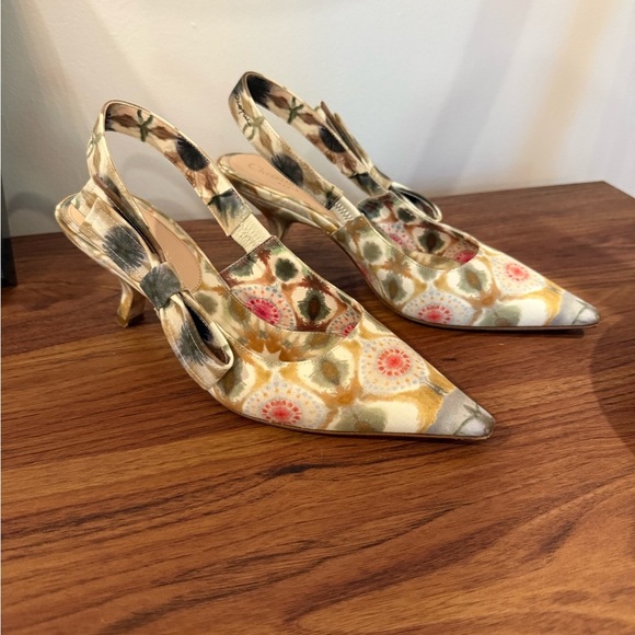 Christian Dior Kaleidoscope Tie Dye Kitten Heels - Picture 1 of 6